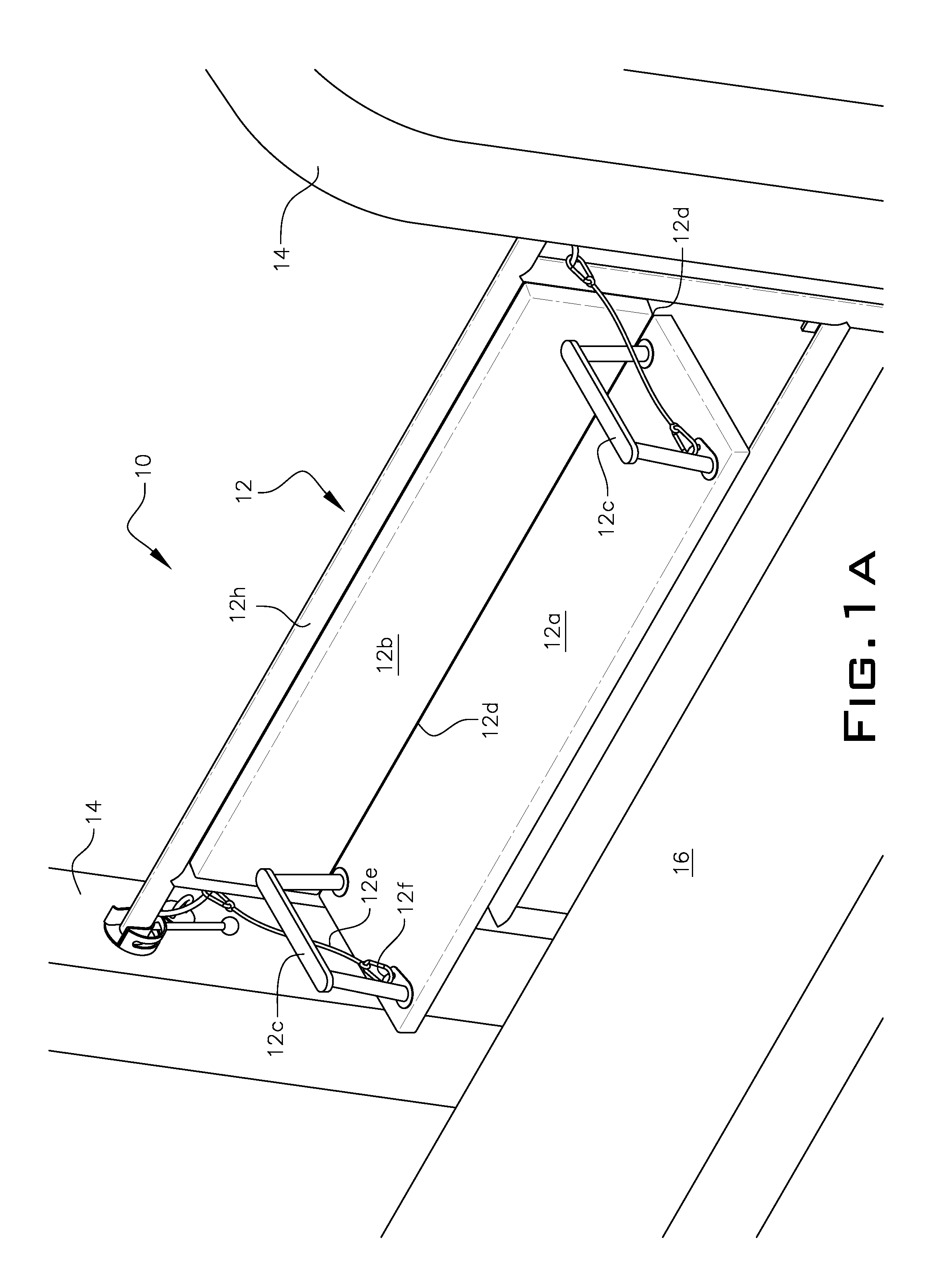 Sea perch platform seat guardrail apparatus