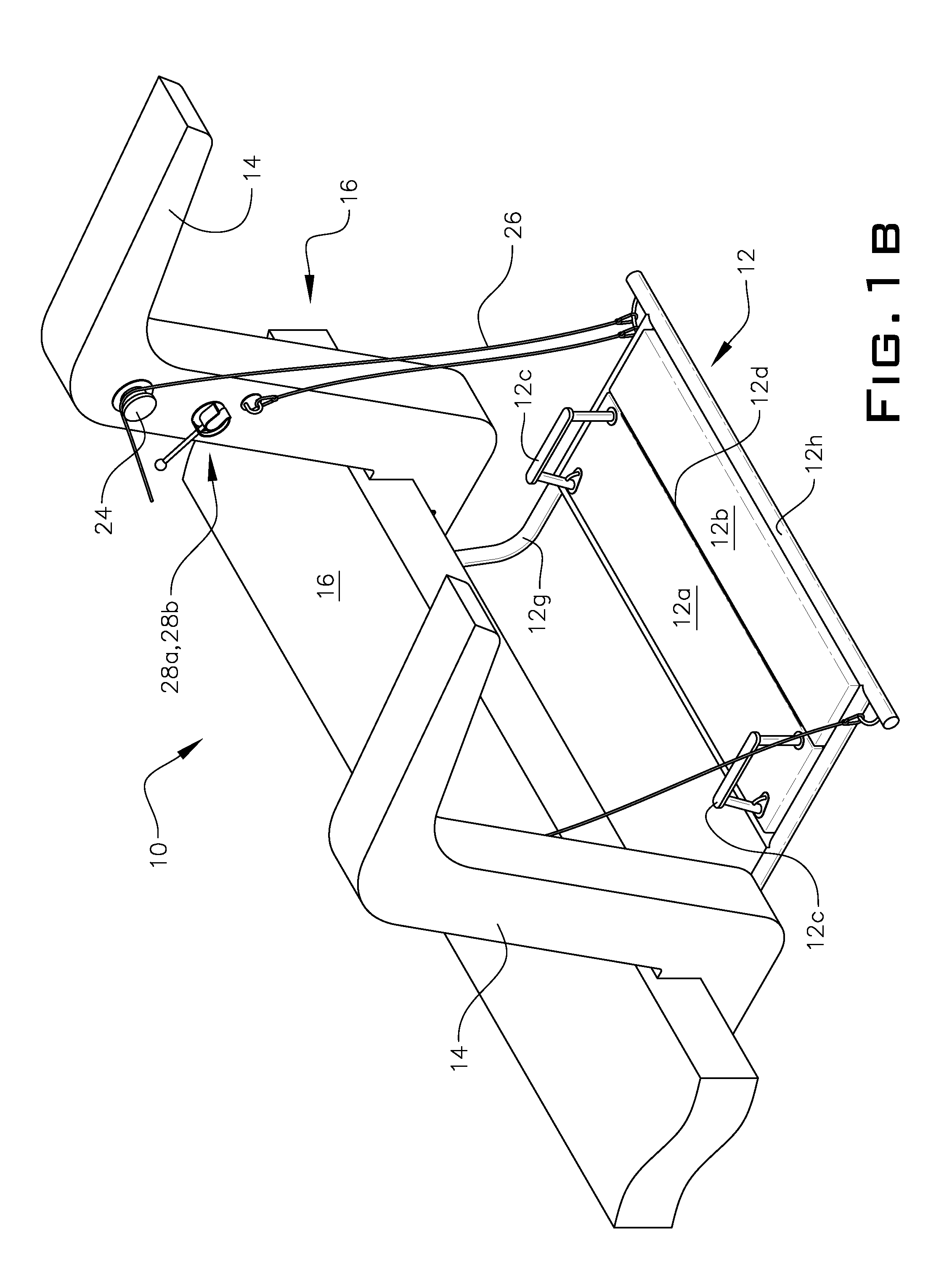 Sea perch platform seat guardrail apparatus