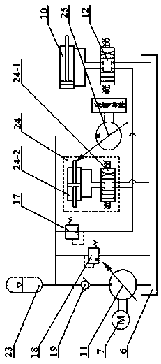 Energy-saving robot hydraulic movable platform