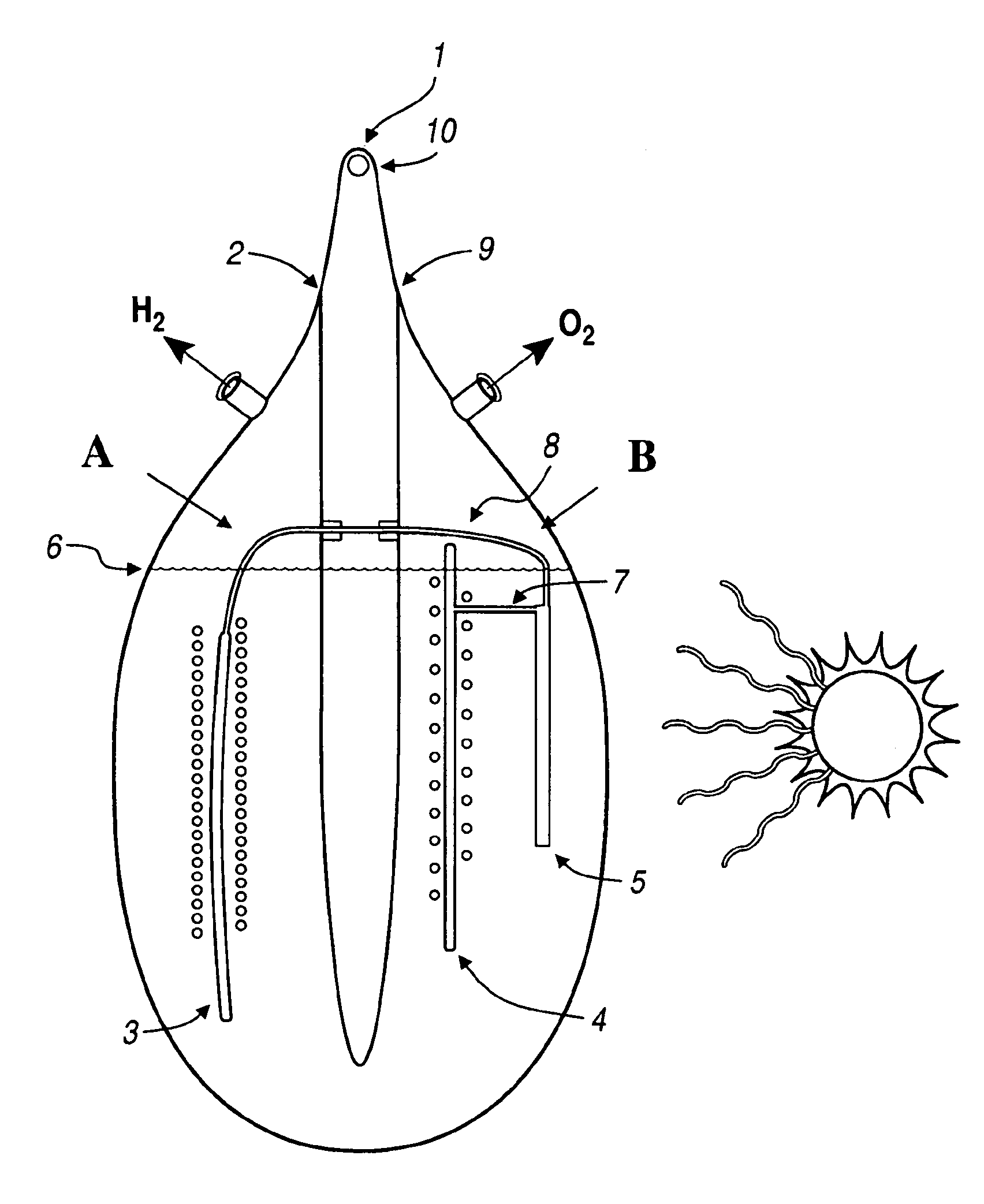 Hydrogen generator photovoltaic electrolysis reactor system