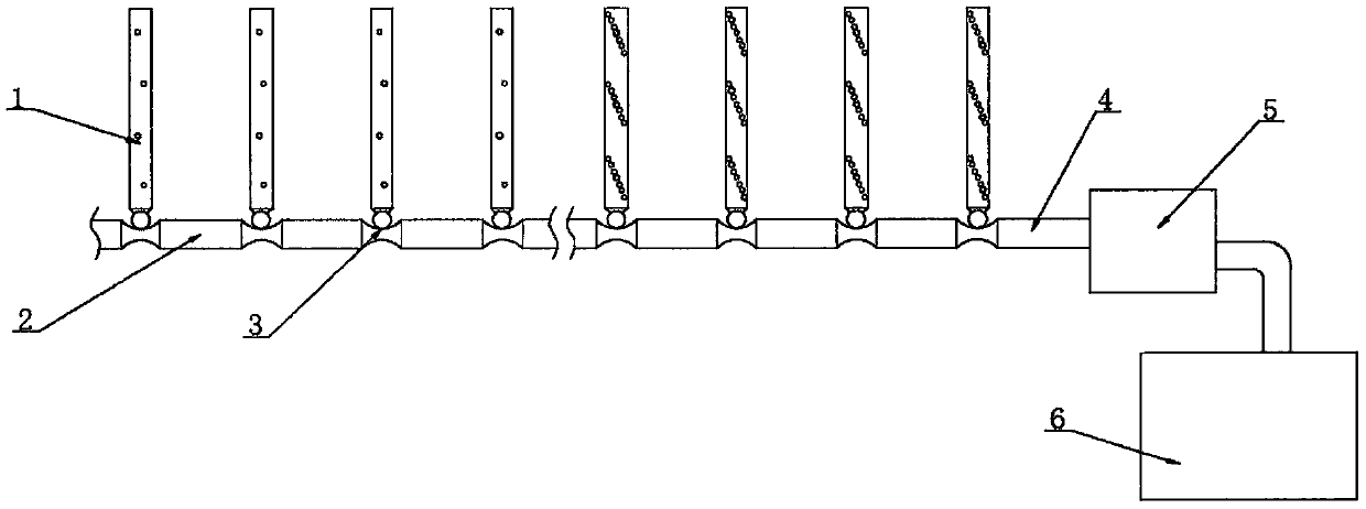 Construction method of dry spraying and grass planting on rock slope