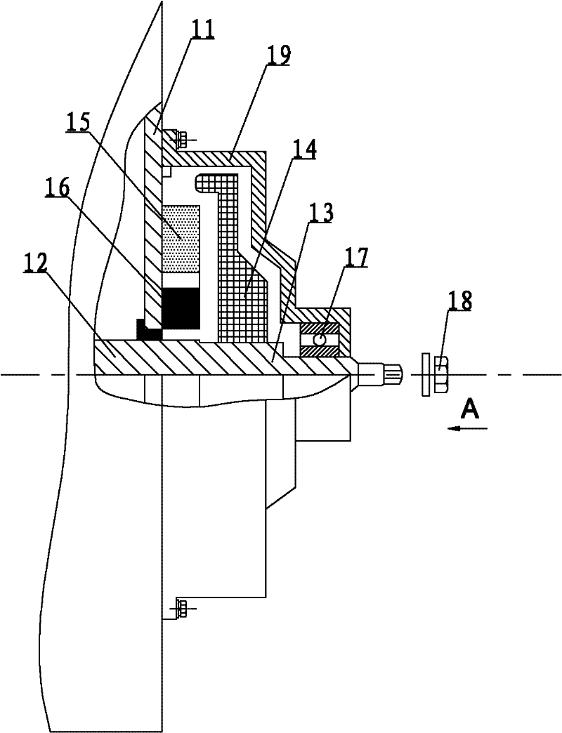 Generator set for electric compressor of automotive air conditioner