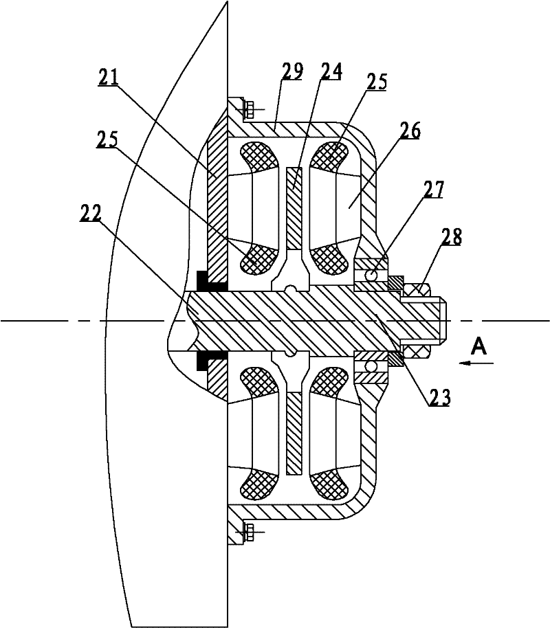 Generator set for electric compressor of automotive air conditioner