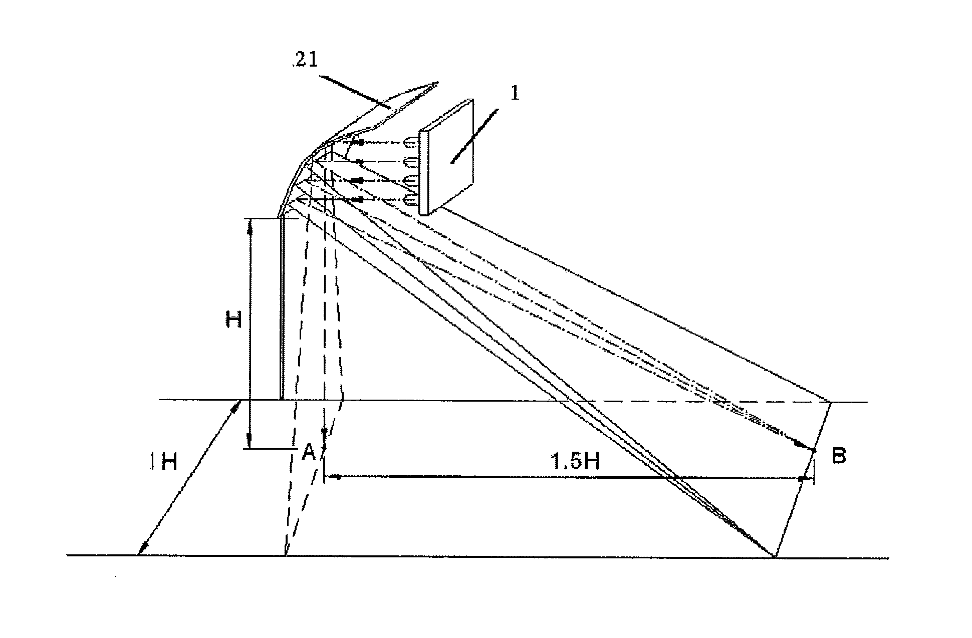 LED lamp and street lamp using the same