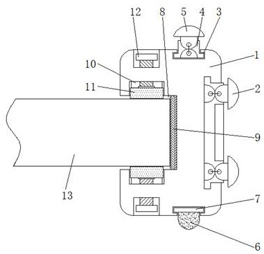 Contact type automatic door and window all-dimensional anti-pinch safety device