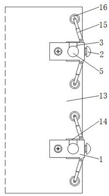 Contact type automatic door and window all-dimensional anti-pinch safety device