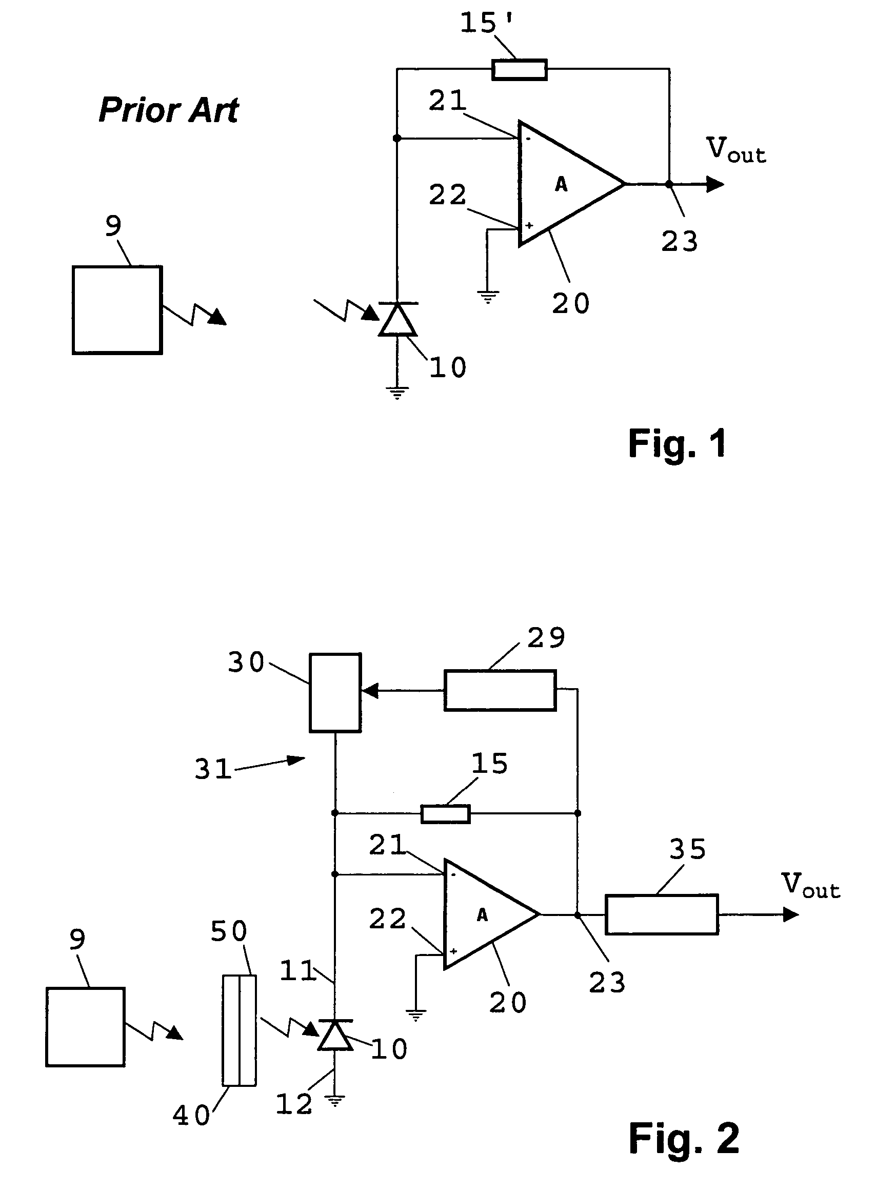 Low noise light receiver