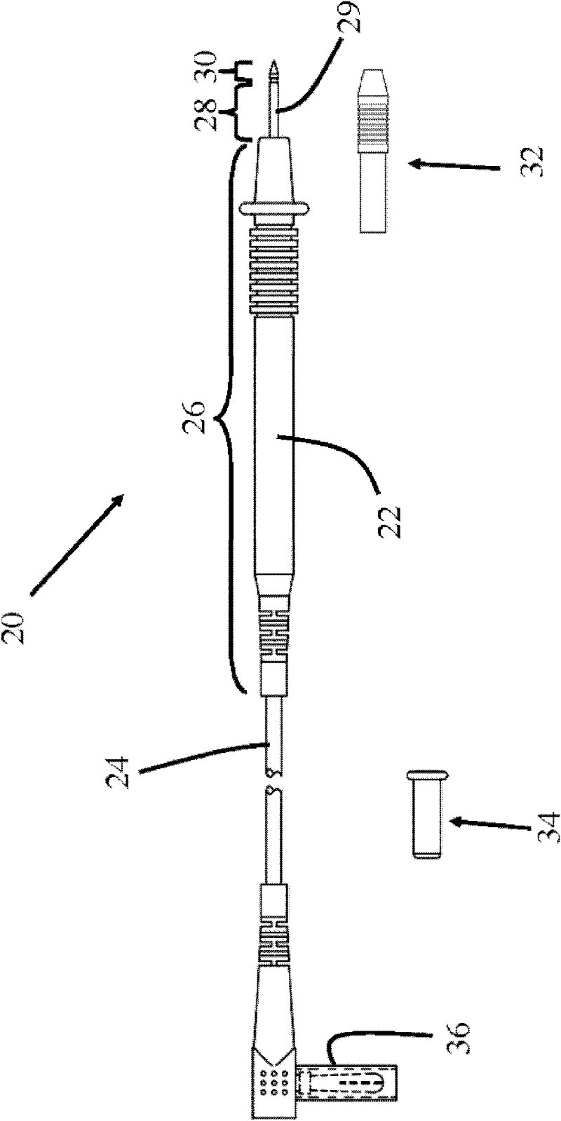 Test probe with ceramic coating and test instrument