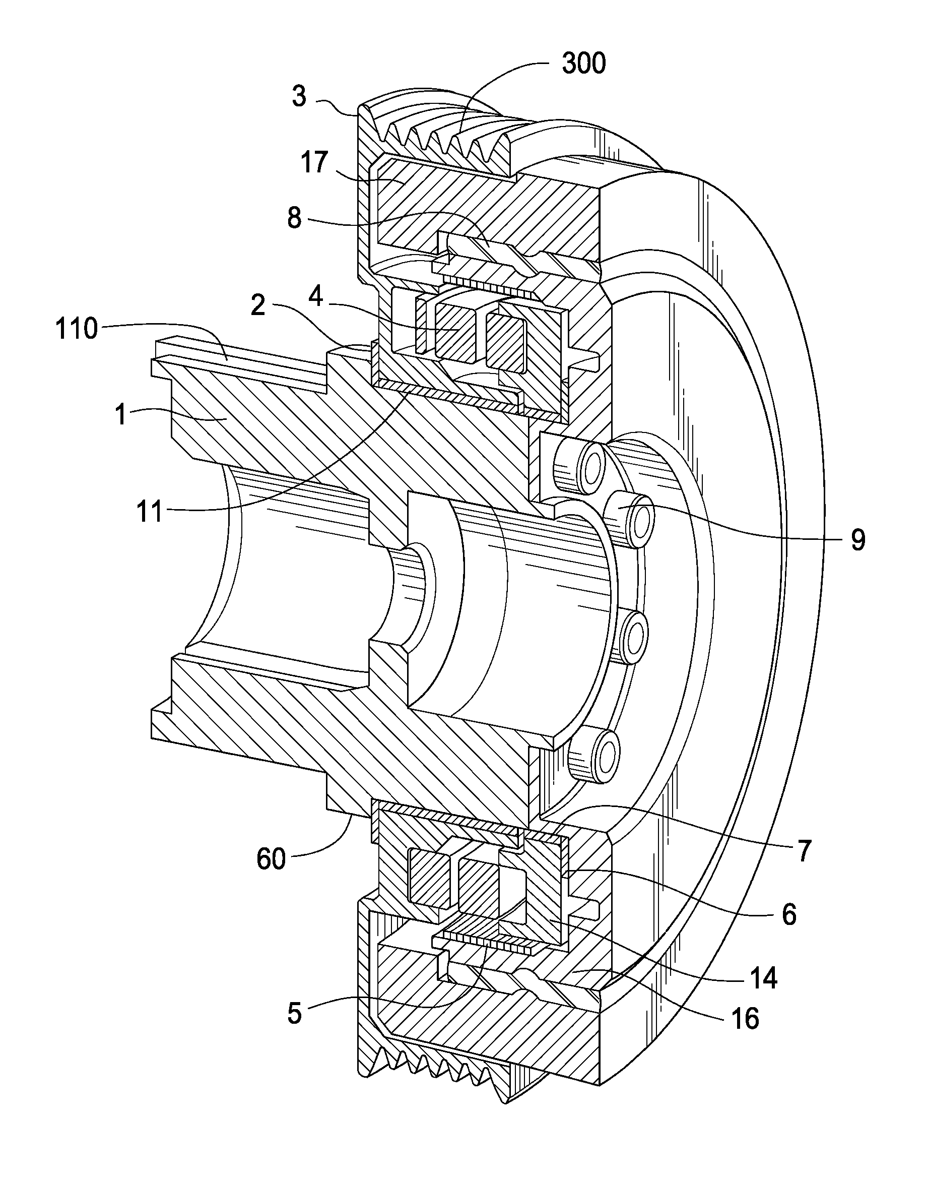 Crankshaft isolating pulley