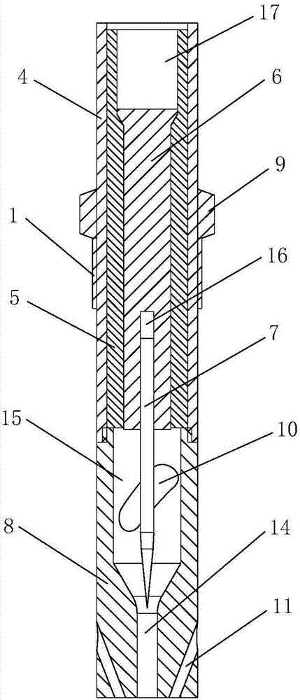 Self-air-entrainment-based plasma jet igniter of aero-engine