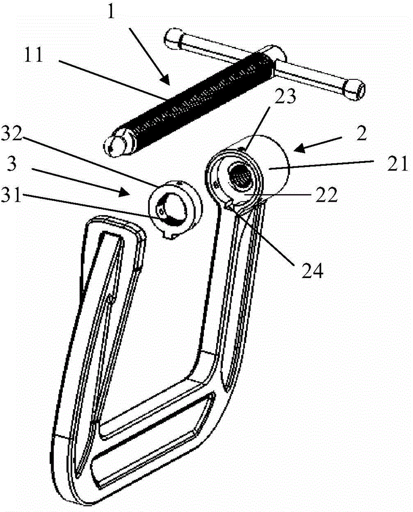 Anti-loosening thread assembly