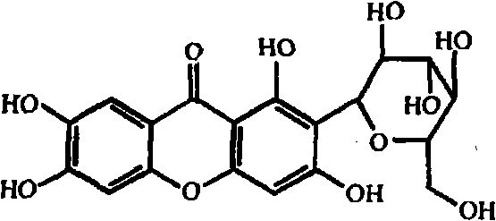 Method for preparing mangiferin