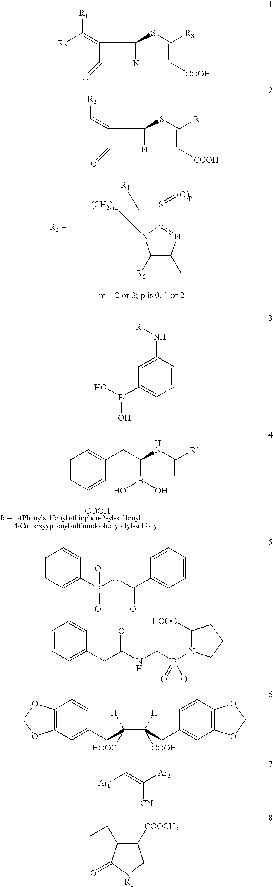 4-substituted or unsubtituted-7-hydro-1,4-thiazepine-7-[bicyclic or tricyclic heteroaryl] substituted-3,6-dicarboxylic acid derivatives as beta-lactamase inhibitors