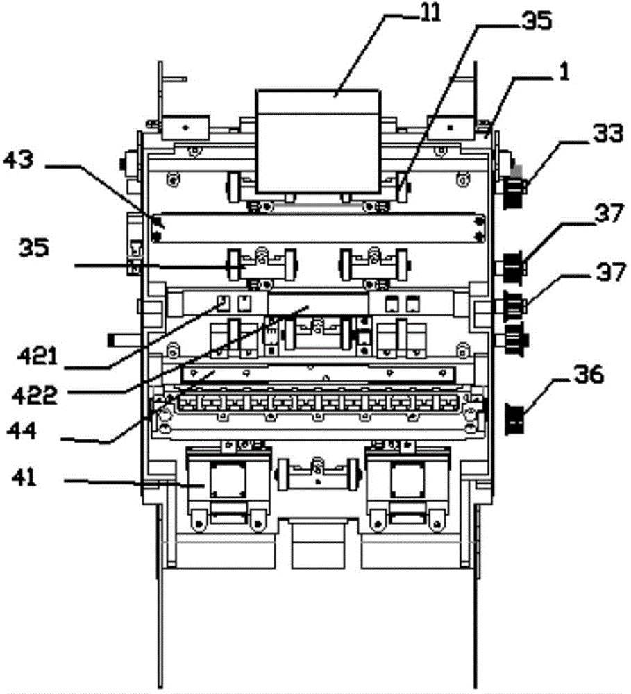 Detection passage applied to counting and sorting machine