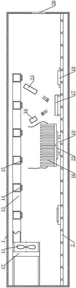 Oxygen transferring device in fish transporting way