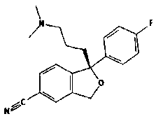 Liquid chromatographic analysis method for detecting escitalopram content in blood