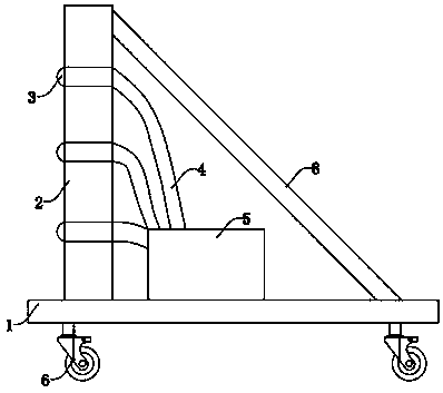 Blasting shock wave protection device