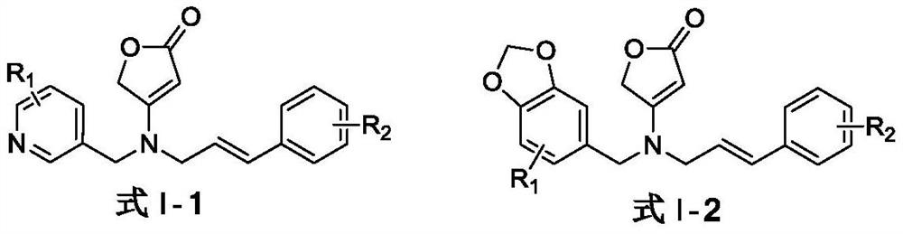 A compound containing natural butenolactone skeleton, its preparation and application