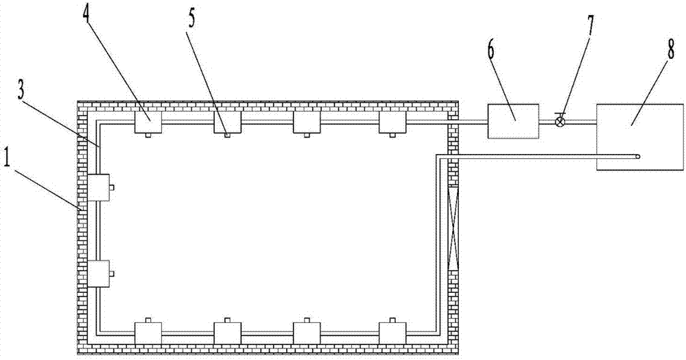 Air purification system for electrically fused zirconia alumina brick assembling workshop