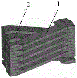 Rigidity predicting method for 2.5-D woven composite