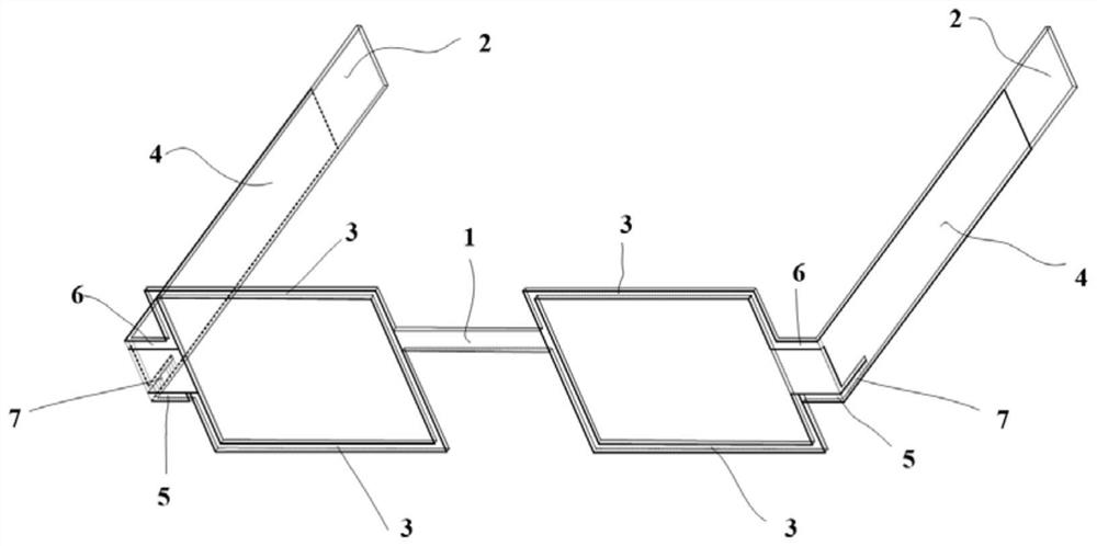 A dual-loop antenna applied to 4g-mimo smart glasses