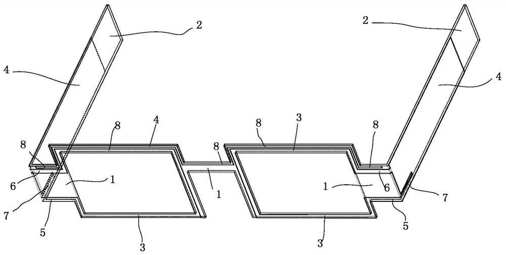 A dual-loop antenna applied to 4g-mimo smart glasses