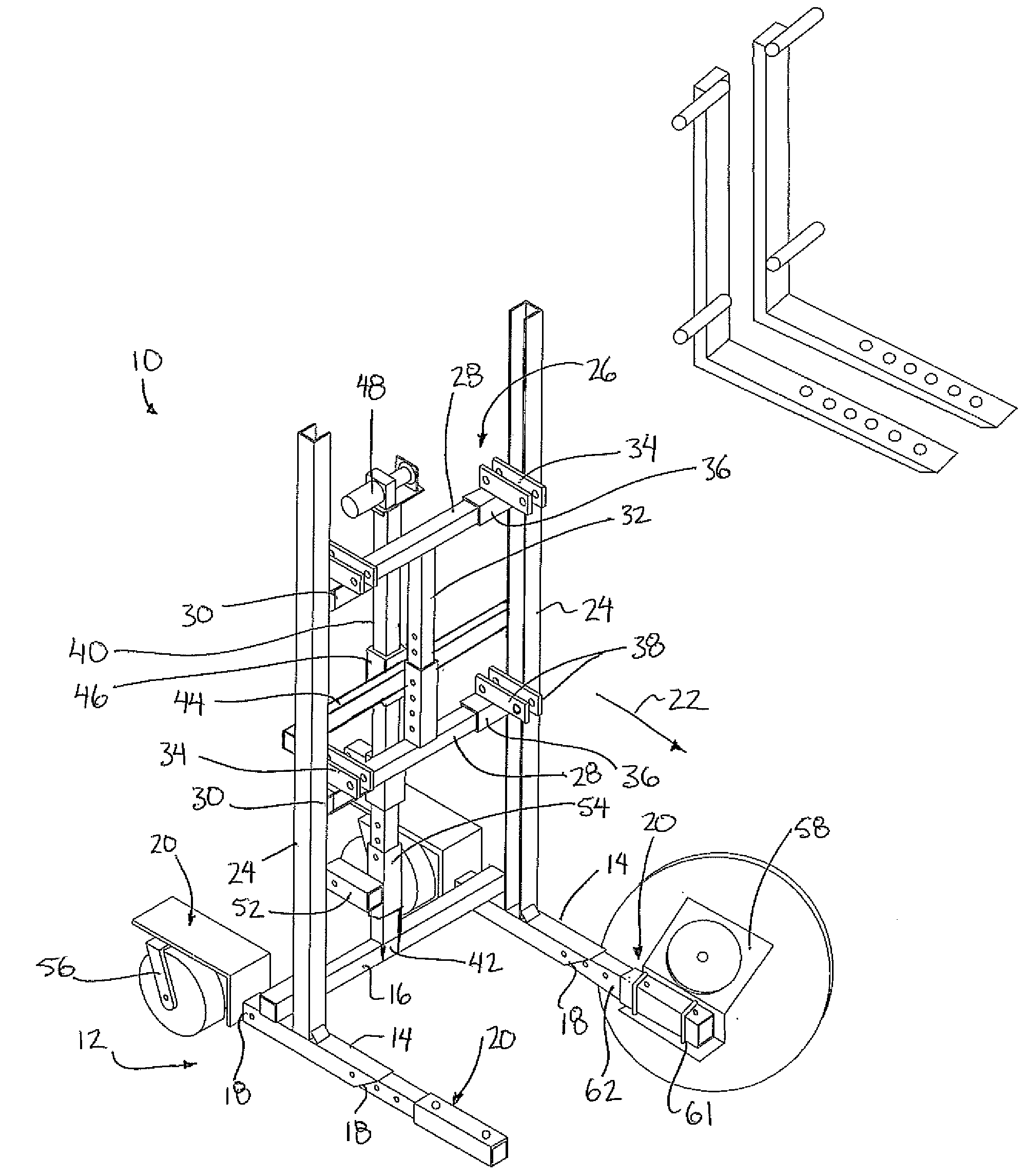 Multiple configuration Implement Carrier Kit