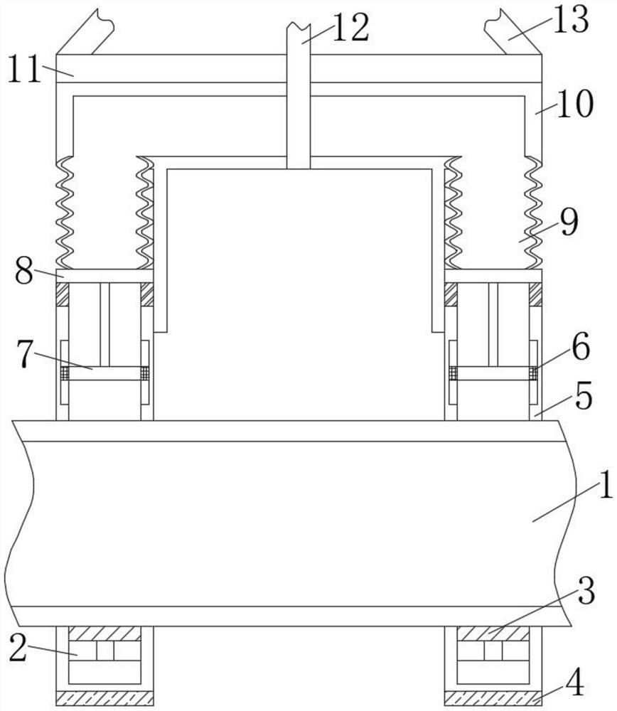 Pipe hoisting machine for engineering construction