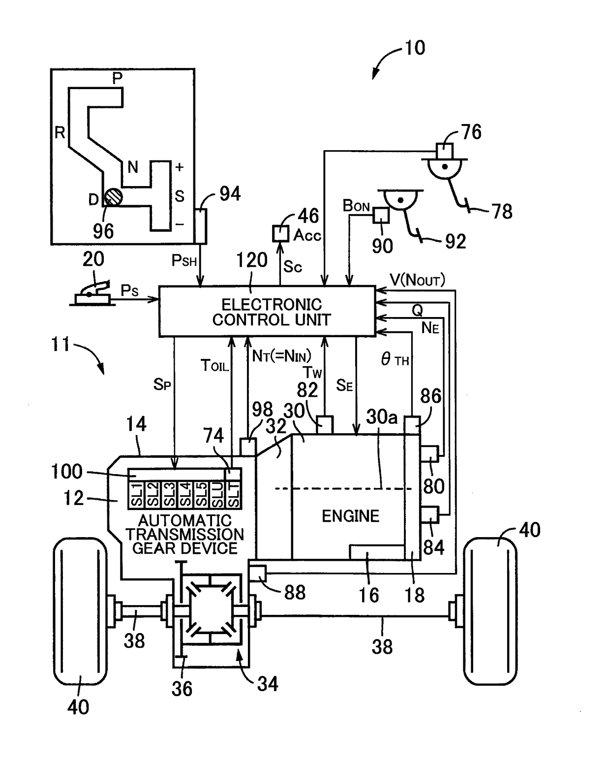 Controller for vehicle and control method for vehicle