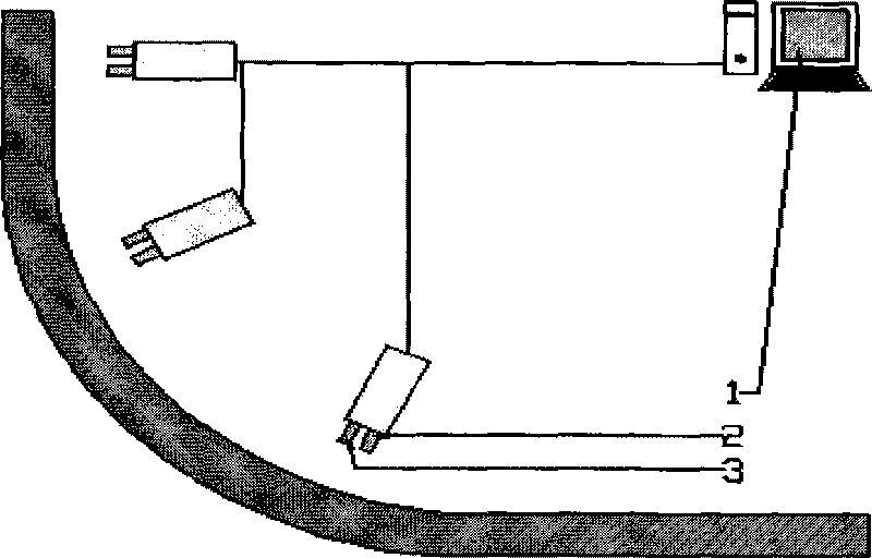 Method for measuring surface temperature of high-temperature casting billet within water fog medium