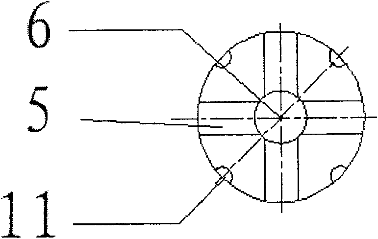 Sound wave shock and pulse combustion type pressing crack apparatus