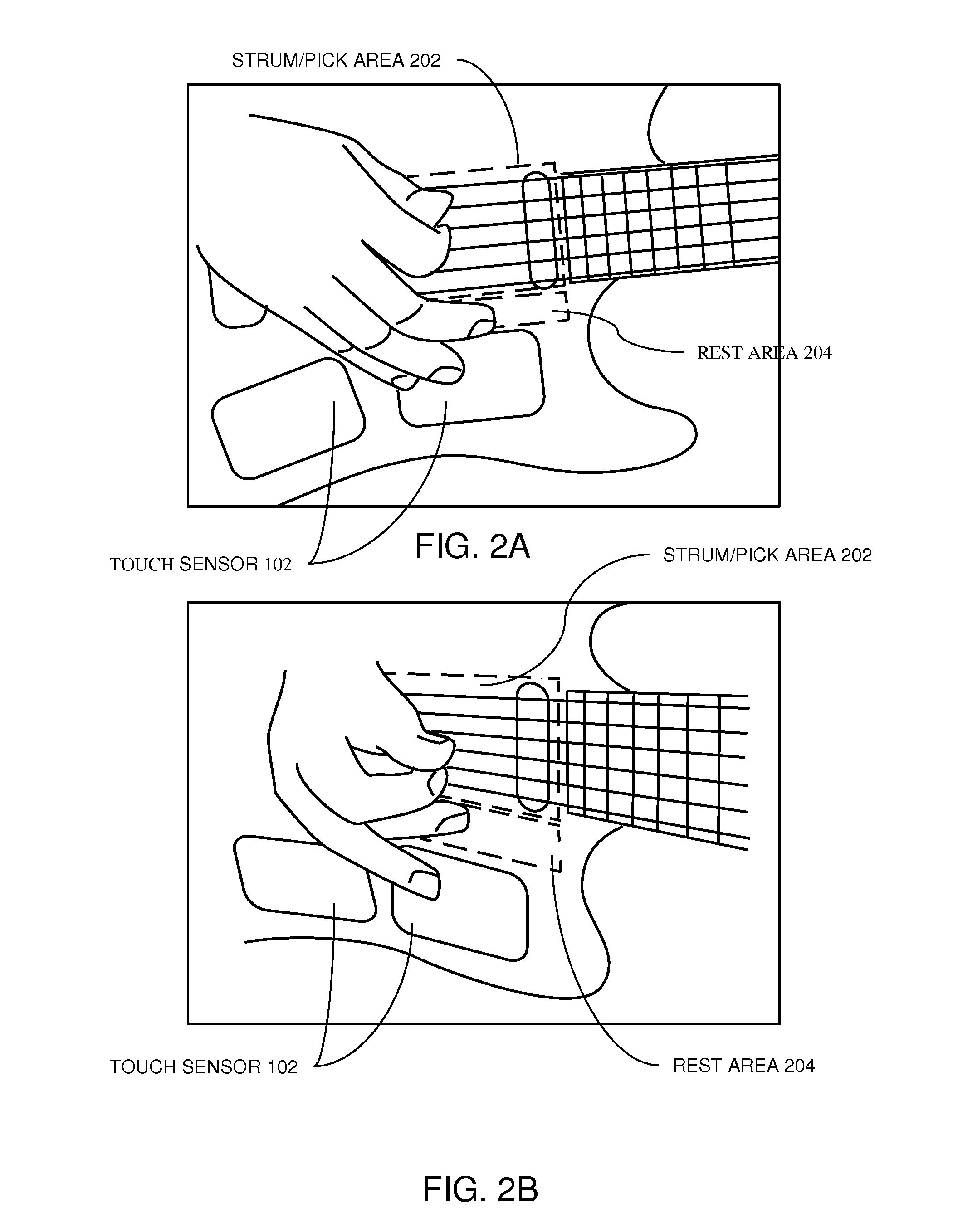 Electrical guitar interface method and system