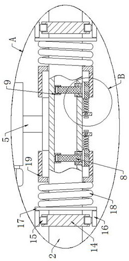 Novel circulating water cooling tower return water pressure adjusting system