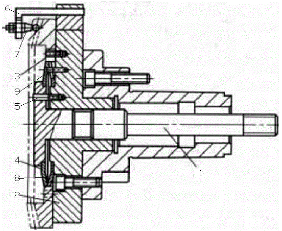 Gear milling clamp for bevel gear