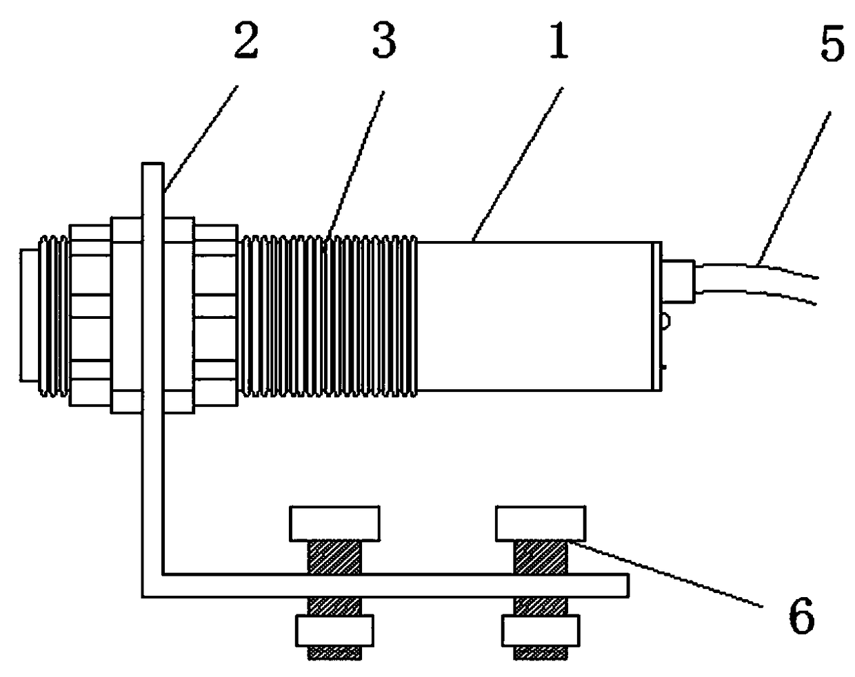 Novel non-contact infrared temperature measuring probe