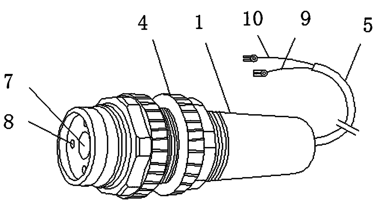 Novel non-contact infrared temperature measuring probe