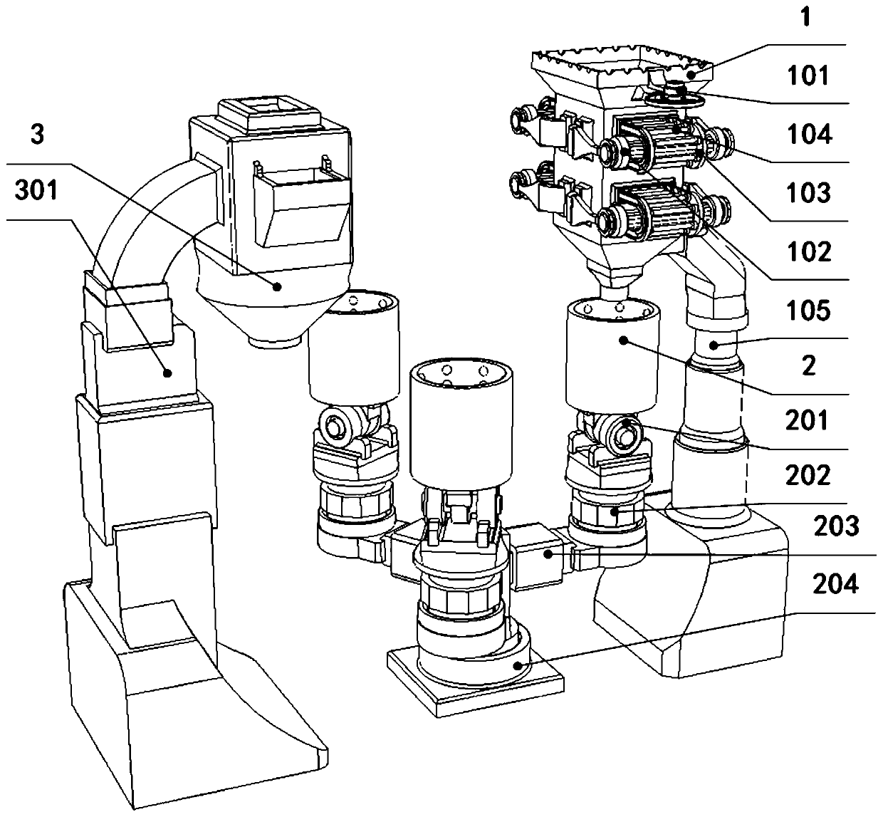 Wheat pretreatment device