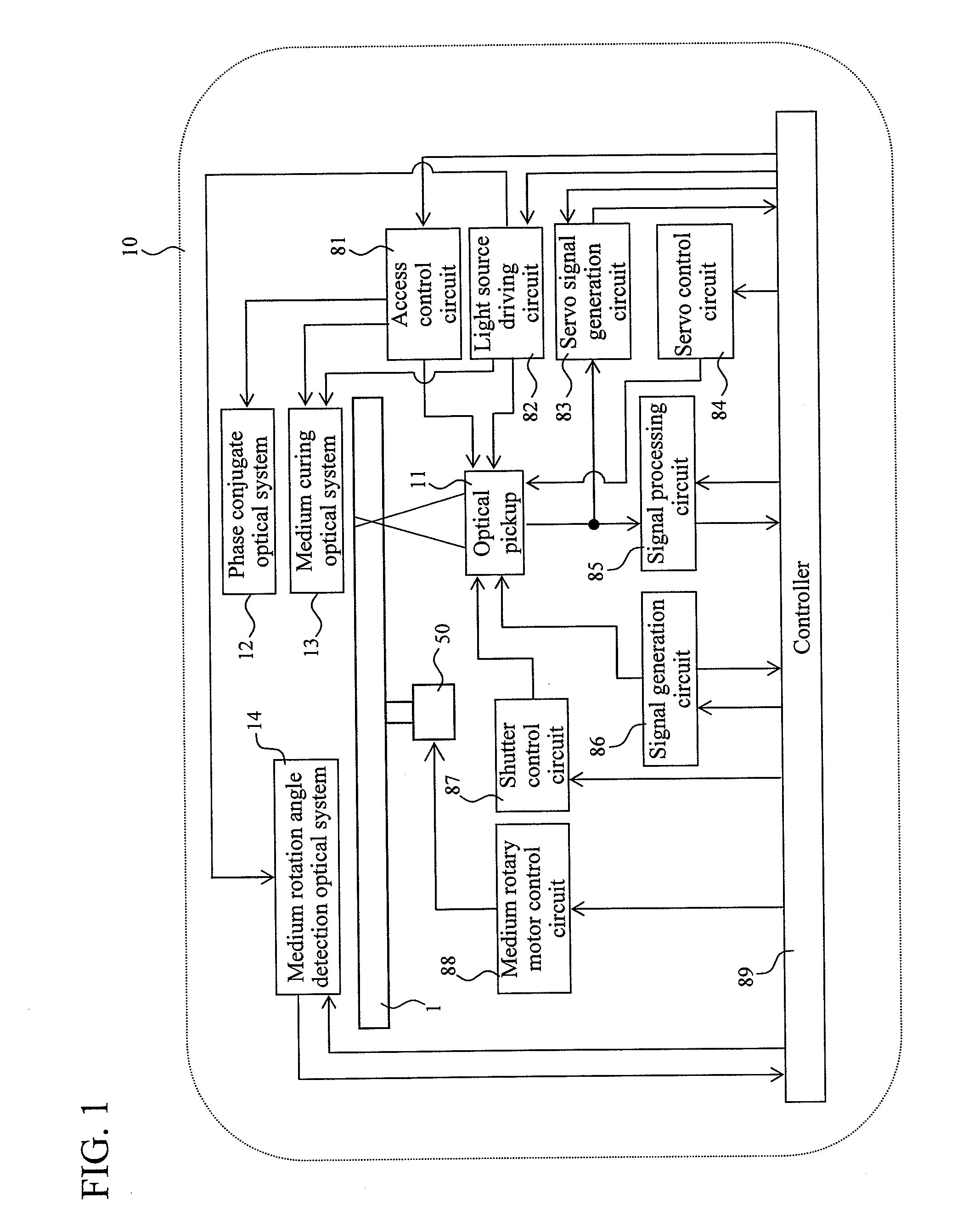 Optical data storage device