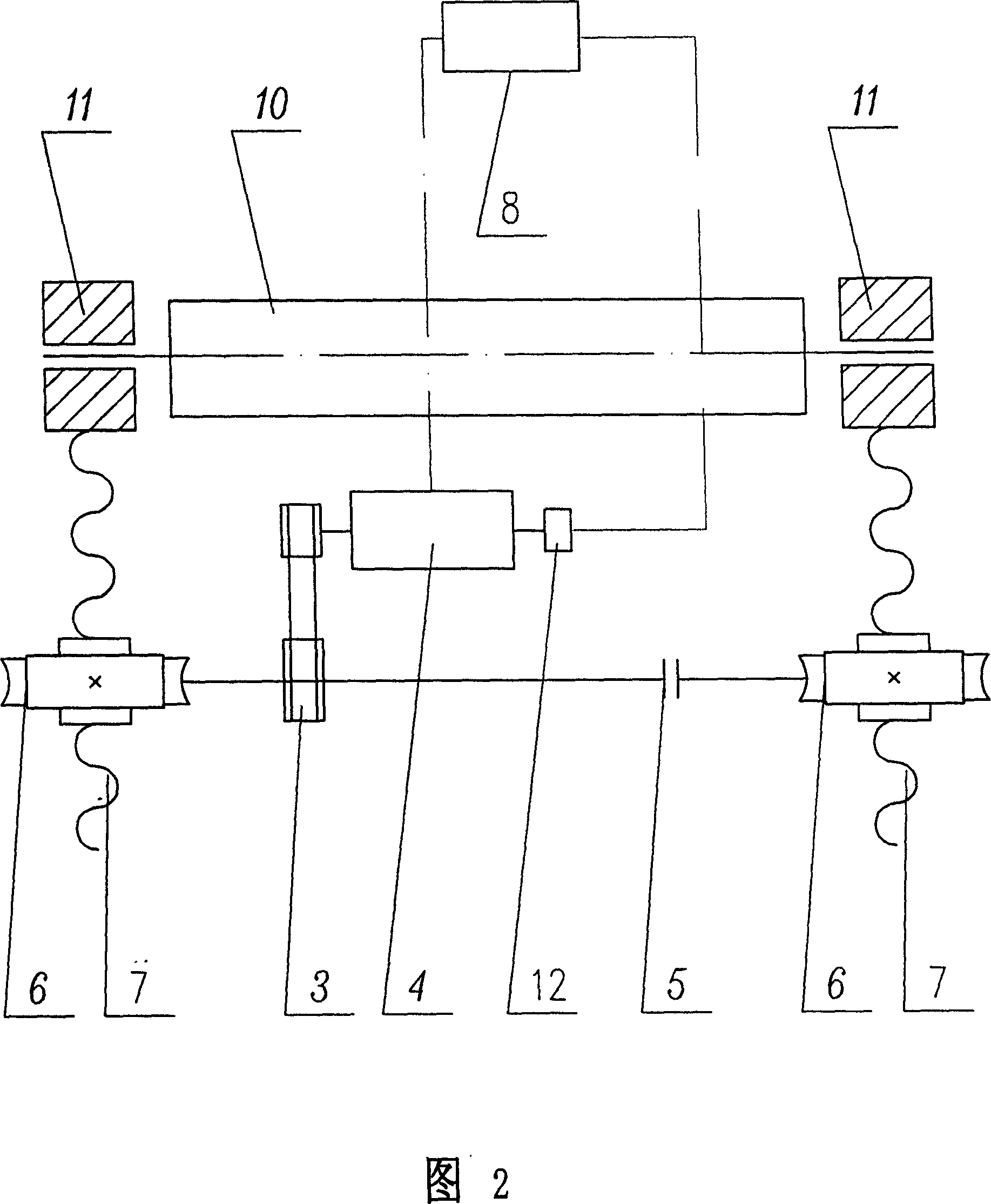 Device for automatic controlling final position of moving element