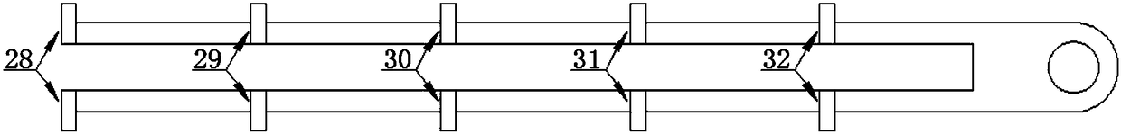 An assembled inner-folding self-resetting energy-dissipating support