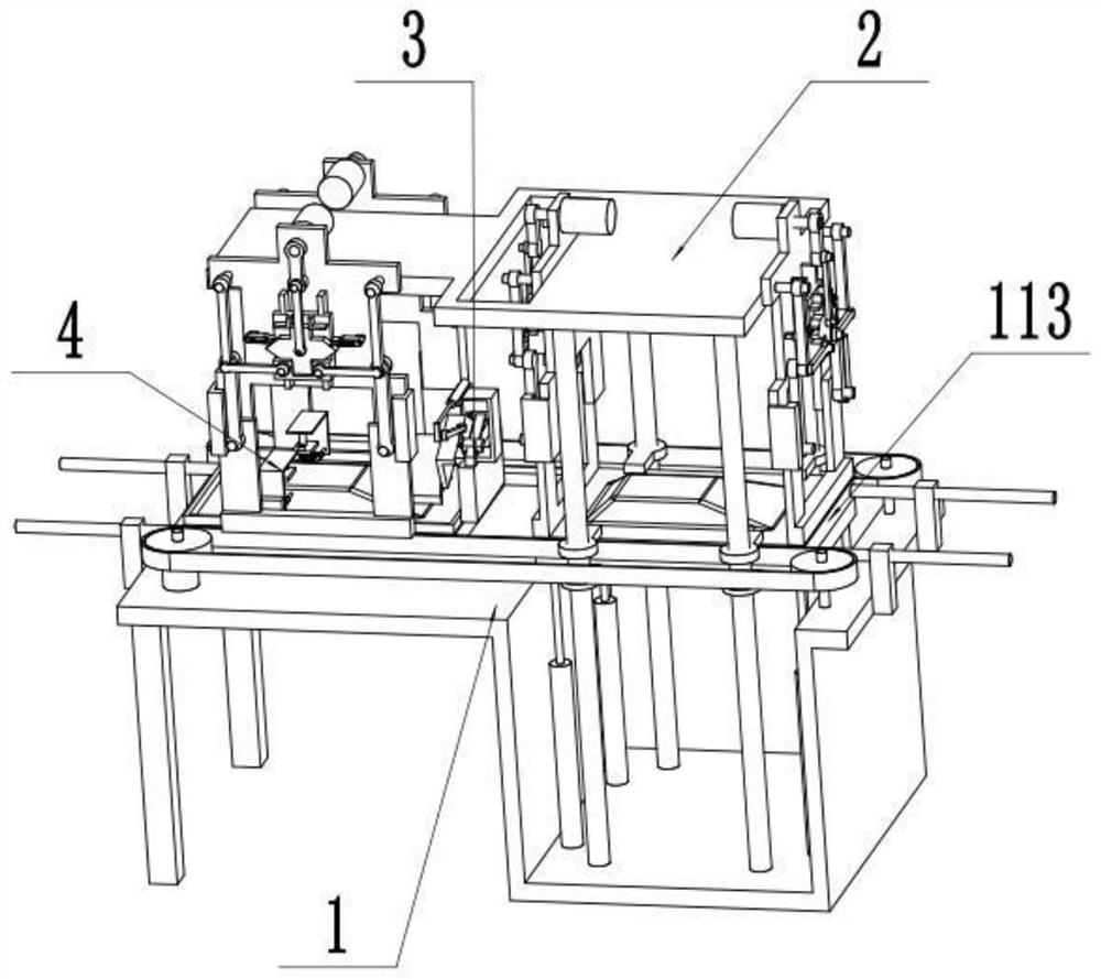 Alloy vehicle body stamping manufacturing device