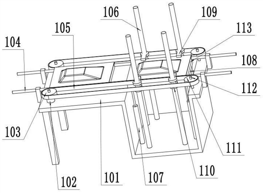 Alloy vehicle body stamping manufacturing device