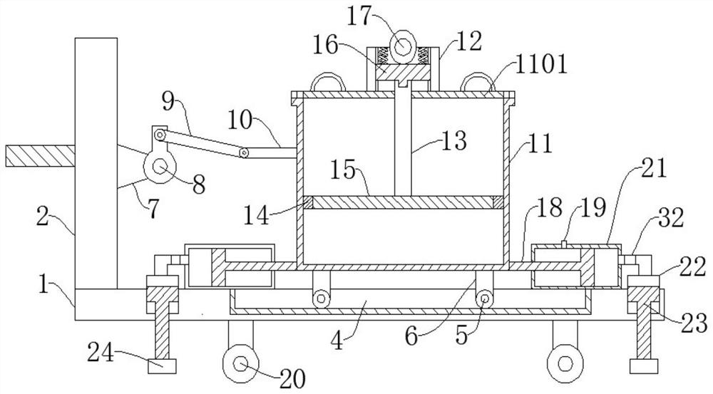 Efficient grinding fluid preparation device for maintenance of electrical and mechanical equipment