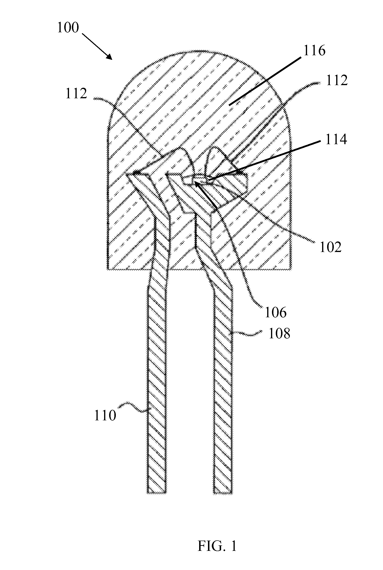 Phosphor converting ir leds