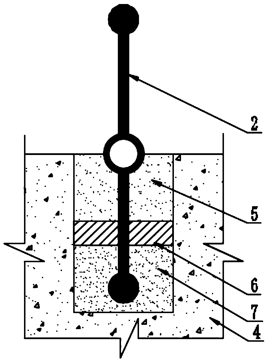 Waterstop structure of top rubber of impermeable wall and construction method thereof