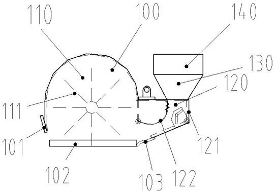 Rolling brush suction nozzle and rolling brush sweeping machine