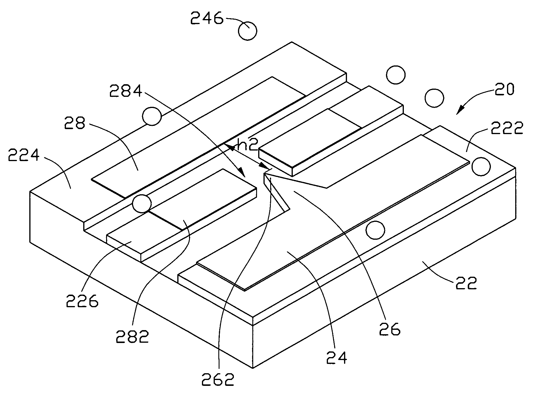 Field emission microelectronic device