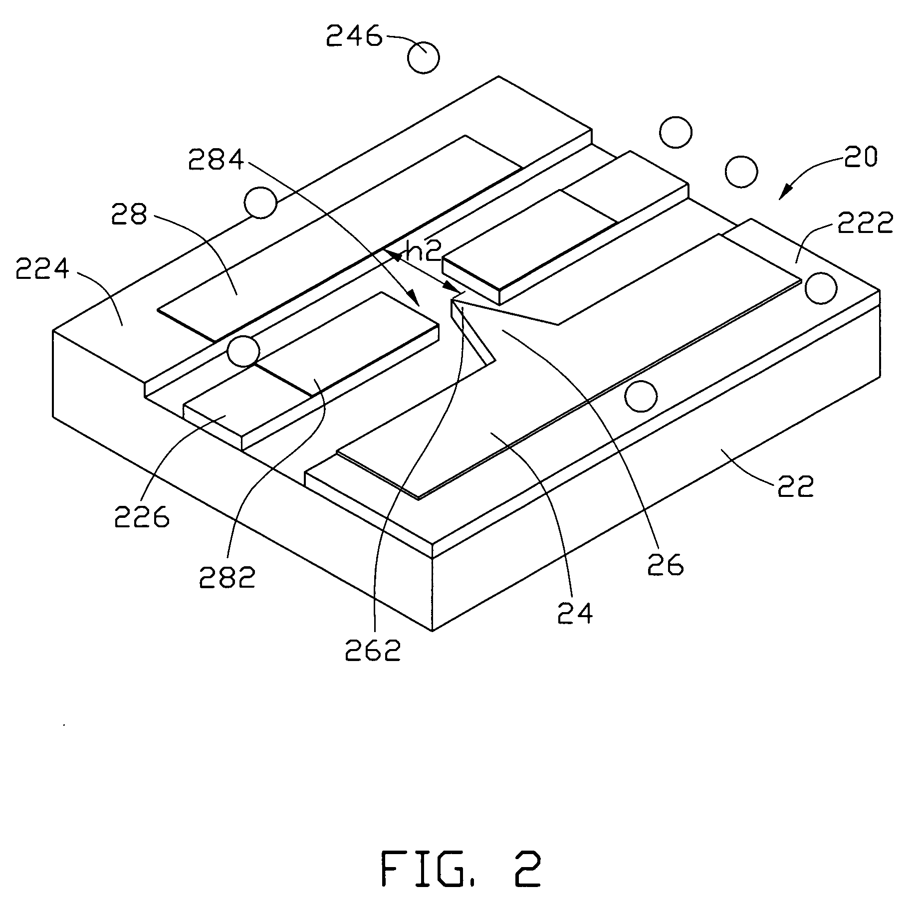 Field emission microelectronic device