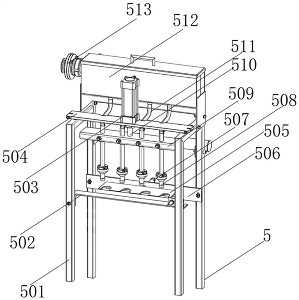 Filling equipment for liquid food packaging and working method thereof