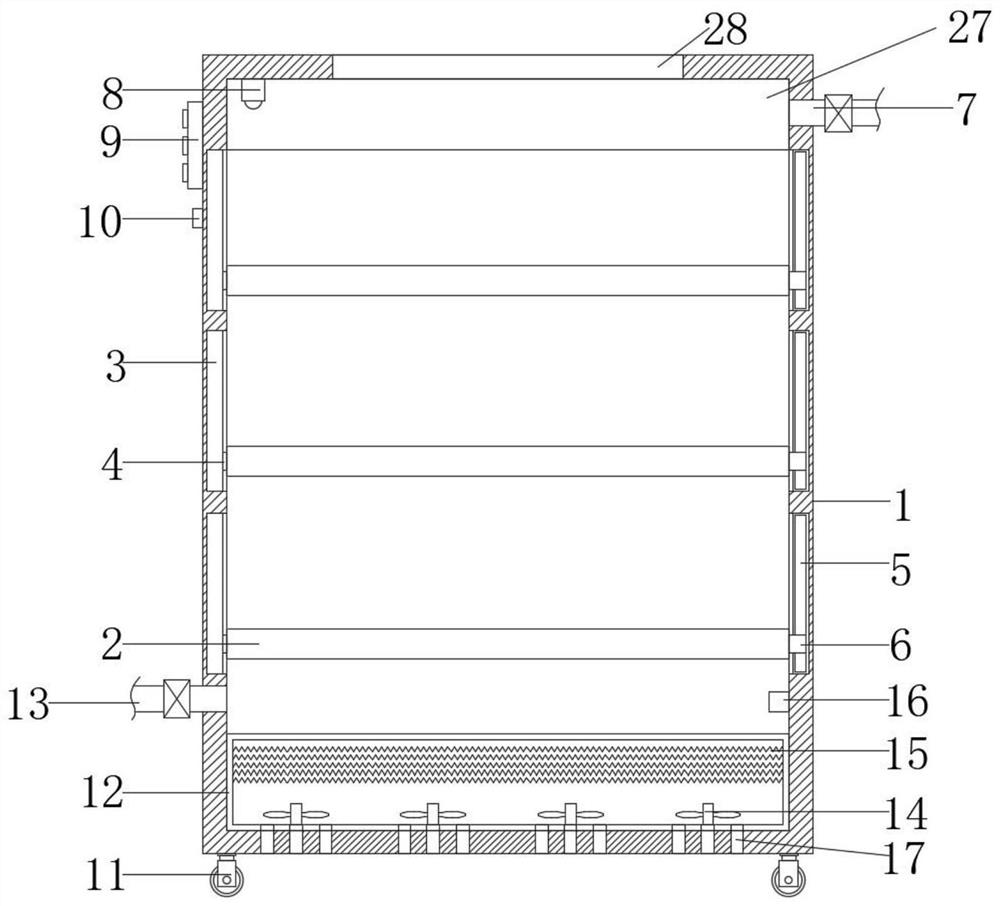 File storage device for intelligent block chain of oil and gas field and use method of device